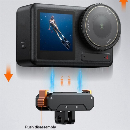 Adapter Base for  Action5 Pro/4/3 Dual Interface Plate Magnetic Quick Release Base Quarter Dock 2