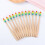 Bamboo Toothbrush Multi Color Iridescent Bristle Eco Friendly 4