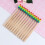 Bamboo Toothbrush Multi Color Iridescent Bristle Eco Friendly 6