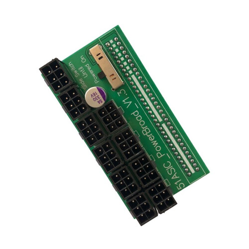 6Pin Server Power Adapter Board 12V Grafikkort Converter Board Stöder 1600W Strömförsörjning för Serverströmförsörjning 2