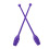 4Pcs Purple Gymnastics Training Sticks Plastic Dance Equipment 3