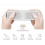 Q40 Voice Remote Control 2.4G Wireless Keyboard Air Mouse IR Learning Micro-Type Gyro Backlit Black 3