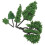 2Sets Durable Plastic Mini Trees Green for Dollhouse and Diorama 1