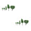 2Sets Durable Plastic Mini Trees Green for Dollhouse and Diorama 9