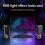 RGB Computer Speaker, Desktop Computer Speaker,Desktop Stereo Speaker, USB Powered, with LED Ambient 4