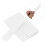 60Pcs White Snapback Buckle Strap Durable Pe Adjustable Baseball Hat 7