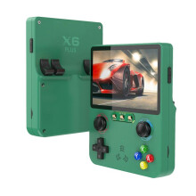 X6 Retro Video Game Console 4.0Inch IPS Screen Portable Handheld Game Player 20000+ Games Handheld Game Console B