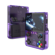 X6 Retro Video Game Console 4.0Inch IPS Screen Portable Handheld Game Player 20000+ Games Handheld Game Console E