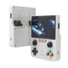 Console de Jeu Vidéo Rétro X6 , Écran IPS de 4 Pouces, Lecteur de Jeu Portable, de 20 000 Jeux, Console de Jeu Portable C