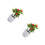 2Pcs Realistic Artificial Potted Fruit Tree For Home Office Decor 4