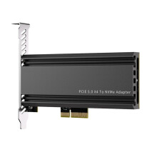 PCIE 5.0 X4 Naar NVME-Adapterkaart PCIE 5.0 4X SSD-Converter M.2 NVME SSD-Adapter met Aluminium Koellichaam voor Pc-Computer