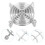 20Pcs Metal Fan Net Covers Silver Electroplated for Computer Fans 10