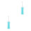 2Sets Private Area Spray Bottle Blue Practical Women Handheld Bidet 5