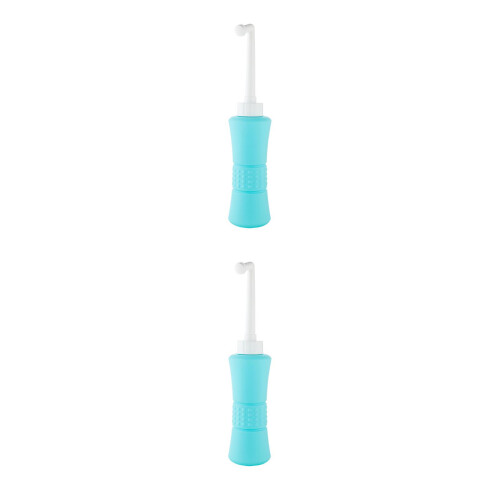 2Sets Private Area Spray Bottle Blue Practical Women Handheld Bidet 2