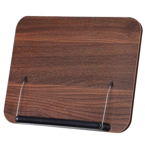 2Pcs Wooden Book Rest Multi-Angle Adjustable Book Holder for Desk Use 2