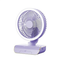 Oscillating Air Circulator Fan 5 Speeds Oscillating Personal Fan with Remote Control 4000mAh Rechargeable Air