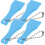 20Pcs Small Blue Ticket Durable Plastic Scratcher 3