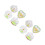 8Pcs Refillable Clear Glass Nail Art Liquid Cups for Professional Use 9