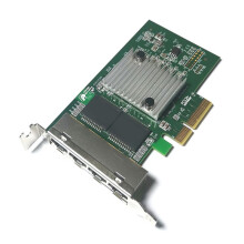 PCIe 1860-4T Gigabit Ethernet-Netwerkkaart LAN-Kaart 4-Poorts PCIe-Netwerkadapter 1000 Mbps Hoge Snelheid voor Win7/8/10