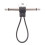 6 Packs 16cm Guitar Effect Pedal Flat Patch Cables Instrument Guitar Pedal Cable Connectors Patch Cable Black 2