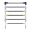 6 Packs 18cm Guitar Effect Pedal Round Patch Cables Instrument Guitar Pedal Cable Connectors Patch Cable Multicolor 3