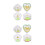 8Pcs Refillable Clear Glass Nail Art Liquid Cups for Professional Use 4