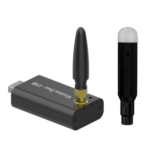USB to DMX Interface Adapter DMX512 Computer Stage Lighting Controller Dimmer Usb Dmx512 Interface with Receiver EU PLUG