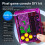 DIY Game Kit Game Console Electronic Soldering Production Kit  Pixel Game Console Kit Voice Version,  Shell 9