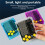 DIY Game Kit Game Console Electronic Soldering Production Kit  Pixel Game Console Kit Voice Version, Clear Shell 5