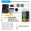 DIY Game Kit Game Console Electronic Soldering Production Kit  Pixel Game Console Kit Voice Version, Clear Shell 10
