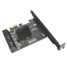 PCIE 1X Vers 6 3.0 PCI E ContrĂ´leur PCI Express Carte D'Extension Multiplicateur 6 Gbit/S Carte D'Extension Riser