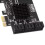 PCIE  1X to 6   3.0 PCI E Controller Pci Express Multiplier Expansion Card 6Gbps Add  Card Riser 5