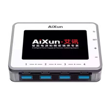 AiXun PF26 260W Snellader 4-Kanaals 8-Poorts Digitaal Display USB-Laadstation voor Alle Mobiele Telefoons en Tablets