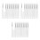 30Pcs White Silicone Lip Brush Applicators Soft Bristle Makeup Tools 10