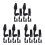 18Sets Compact Black Stretchable Fishing Rod Sleeve Covers with Strap 6