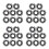 32Sets Durable Iron Rubber Socket Retainer Rings for Impact Wrench Use 5