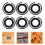 32Sets Durable Iron Rubber Socket Retainer Rings for Impact Wrench Use 11