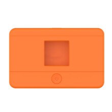 Protective Case Silicone Dustproof Highly Adaptable for 4G Router Travel Router Orange