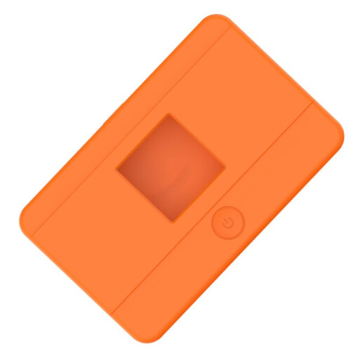Protective Case Silicone Dustproof Highly Adaptable for 4G Router  Travel Router Orange 2