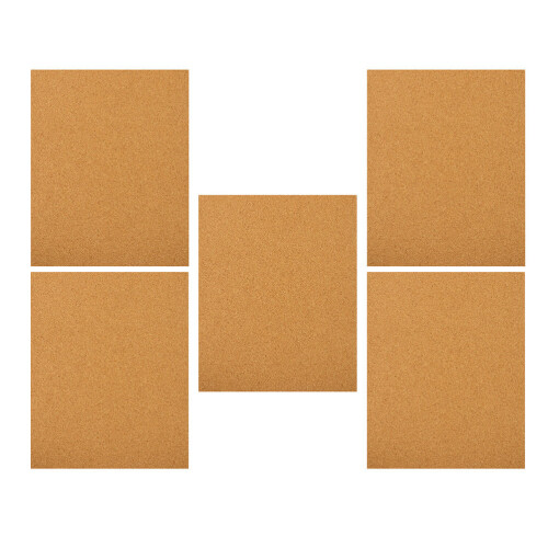 20Pcs Self-Adhesive Chocolate Cork Boards for Office and Home Decor 2