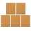 20Pcs Self-Adhesive Chocolate Cork Boards for Office and Home Decor 2