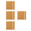 20Pcs Self-Adhesive Chocolate Cork Boards for Office and Home Decor 7