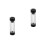 2Pcs Transparent Acrylic Pool Cue Tip Sander Tool for Cue Maintenance 8