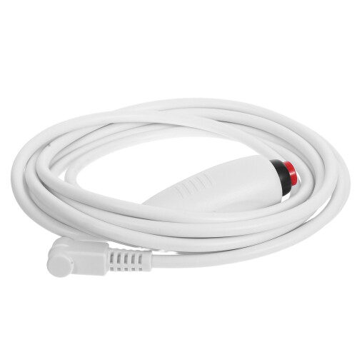 2Pcs Push Buttons Cord Cable Nurse Call System ABS White with Bed Clip 2