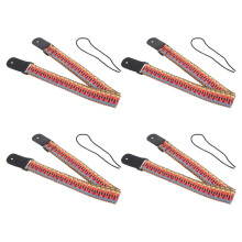 16Pcs Woven Boho Ukulele Straps Adjustable Cotton Multi Color