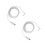 2Pcs Push Buttons Cord Cable Nurse Call System ABS White with Bed Clip 8