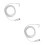 2Pcs Push Buttons Cord Cable Nurse Call System ABS White with Bed Clip 6