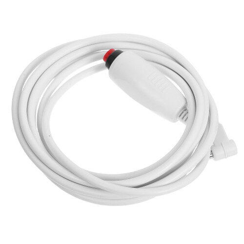 2Pcs Push Buttons Cord Cable Nurse Call System ABS White with Bed Clip 1