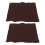 10Pcs Brown Wool Felt Sheets for Crafting and Sewing Projects 2