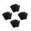 24Pcs Black PU Scissors Protectors – Durable Portable Covers 8